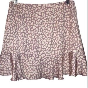 Intimately Free People Cheetah Print side button Skirt Size Medium